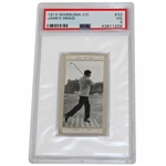1914 Marsuma Co. #32 James Braid Golf Card PSA VG 3