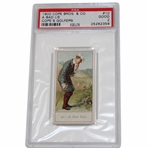 1900 Cope Bros & Co. A Bad Lie Copes Golfers #10 Golf Card PSA GOOD  2