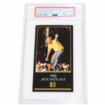 1993 Champions of Golf Jack Nicklaus 1986 Masters Collection Golf Card PSA EX-MT 6