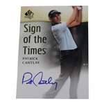 Patrick Cantlay Signed 2013 Upper Deck SP Authentic Sign of the Times Golf Card 