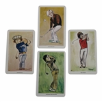 Nicklaus, Seve, Faldo & Watson 1979 Venorlandus Ltd. Our Heroes World of Sport Flick Cards