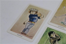Nicklaus, Seve, Faldo & Watson 1979 Venorlandus Ltd. Our Heroes World of Sport Flick Cards