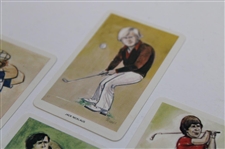 Nicklaus, Seve, Faldo & Watson 1979 Venorlandus Ltd. Our Heroes World of Sport Flick Cards