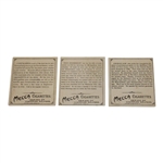 Four (4) Mecca Cigarette Golf Cards 1 Gill Nicholls T218 Champions PSA 4