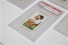 Four (4) PSA Graded Churchman Prominent Golfers Cards
