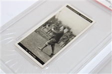 1927 WA&AC Churchman Harold Hilton & Frederick Robson Famous Golfers Small Cards - PSA NM 7