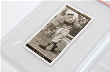 1927 WA&AC Churchman Duncan/Hutchison/Havers Famous Golfers Small Cards - PSA Ex-5(x2) & EX-MT+ 6.5