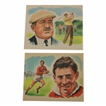 Bobby Locke South African Golfer w/Error Printed Back Fanny Blankers-Koen Cards