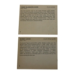 Bobby Locke South African Golfer w/Error Printed Back Fanny Blankers-Koen Cards