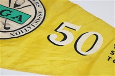 1966 PGA of America '50 Years of Service to Golf' Pennant Flag - 1916-1966