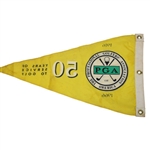 1966 PGA of America '50 Years of Service to Golf' Pennant Flag - 1916-1966