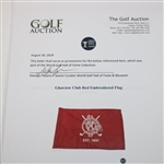 Glenview Club Red Embroidered Flag