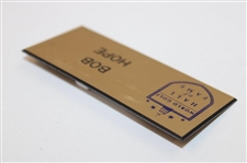 Bob Hope's World Golf Hall of Fame Inductee Name Badge