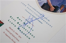 Seve Ballesteros Signed 1999 World Golf Hall of Fame Ticket JSA ALOA