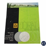 Palmer, Lema, Middlecoff & others Signed 1963 Doral Inv. Program Cover JSA ALOA