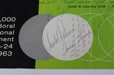 Palmer, Lema, Middlecoff & others Signed 1963 Doral Inv. Program Cover JSA ALOA