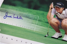 Lorena Ochoa, Karrie Webb & Julie Inkster Signed UD Signature Shots Oversize Cards
