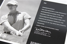 Lorena Ochoa, Karrie Webb & Julie Inkster Signed UD Signature Shots Oversize Cards