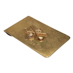 1960 Sam Snead vs Randy Scott 'Celebrity Golf' Televised Exhibition 14kt Gold Money Clip