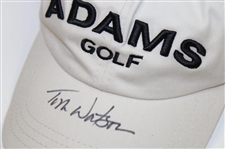 Tom Watson Signed Personal Adams Golf Hat JSA ALOA