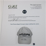 Tom Watson Signed Personal Adams Golf Hat JSA ALOA