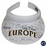 Annika Sorenstam & 1996 European Team Signed Solheim Cup Visor JSA ALOA