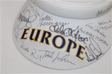 Annika Sorenstam & 1996 European Team Signed Solheim Cup Visor JSA ALOA