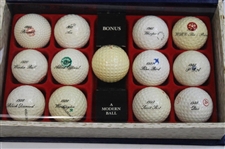 1899-1939 Limited Edition 'Anthology of the Golf Ball' Original Molds Display - Blue