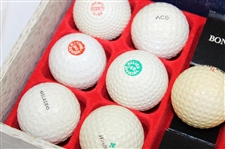 1899-1939 Limited Edition 'Anthology of the Golf Ball' Original Molds Display - Blue