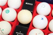 1899-1939 Limited Edition 'Anthology of the Golf Ball' Original Molds Display - Blue