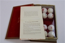 1899-1939 Limited Edition 'Anthology of the Golf Ball' Original Molds Display - Brown