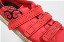 Nelly Korda's 2019 Solheim Cup Debut Tournament-Worn G/Fore 'Pray For Birdies' Red Golf Shoes