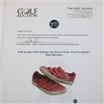 Nelly Korda's 2019 Solheim Cup Debut Tournament-Worn G/Fore 'Pray For Birdies' Red Golf Shoes