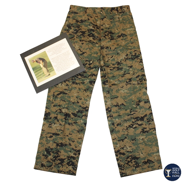 Rory Sabbatinis Special Tour Approved Camo Worn 2005 Players Championship 