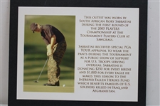 Rory Sabbatini's Special Tour Approved Camo Worn 2005 Players Championship 