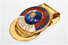 1999 The Ryder Cup at The Country Club (Brookline) Gold Tone Money Clip