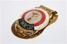1991 The Ryder Cup at Kiawah Island Gold Tone Money Clip