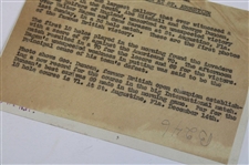 1925 George Duncan 'Famous British Professional Golfer' Course Record in Florida