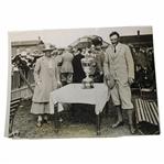 1922 Ernest Holderness Two Time Winner of the British Amateur with Trophy Photo