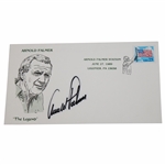 Arnold Palmer Signed 1989 Arnold Palmer Station The Legend Cachet - Black JSA ALOA