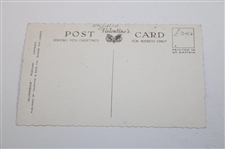 Arnold Palmer Signed R&A Golf Club House St. Andrews Post Card JSA ALOA