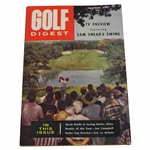 Sam Snead Signed 1959 Golf Digest Magazine - November JSA ALOA