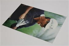Lee Trevino Signed Taking Off Golf Glove 8x12 Photo w/'Super Mex' JSA ALOA