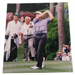 Arnold Palmer & Jack Nicklaus Signed Tee Shot at Augusta National 12x13 Original Photo JSA ALOA