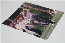 Arnold Palmer & Jack Nicklaus Signed Tee Shot at Augusta National 12x13 Original Photo JSA ALOA