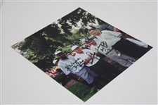 Arnold Palmer w/NFL & MLB HoFers Jerry Rice & Yogi Berra Signed Photo JSA ALOA