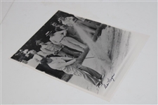 Ben Hogan Signed Blasts Out of Bunker 11x14 B&W Photo JSA ALOA 