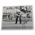 Jack Nicklaus Signed The 1966 Open Winning Putt Frank Gardner Original 8x10 Photo - Grand Slam & 1st Open! JSA ALOA