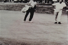 Jack Nicklaus Signed 1967 US Open Winning Putt Celebration w/Arnie Watching 11x14 Photo JSA ALOA