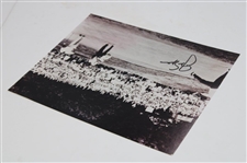 Jack Nicklaus Signed 1967 US Open Winning Putt Celebration w/Arnie Watching 11x14 Photo JSA ALOA
